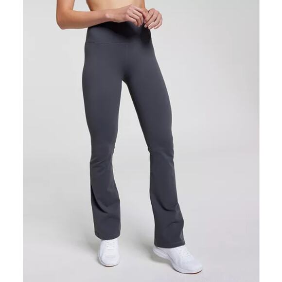 CALIA Pants Women XL NWT Dark Grey Essential Collection Cropped Flare UPF 50+ - Picture 3 of 10